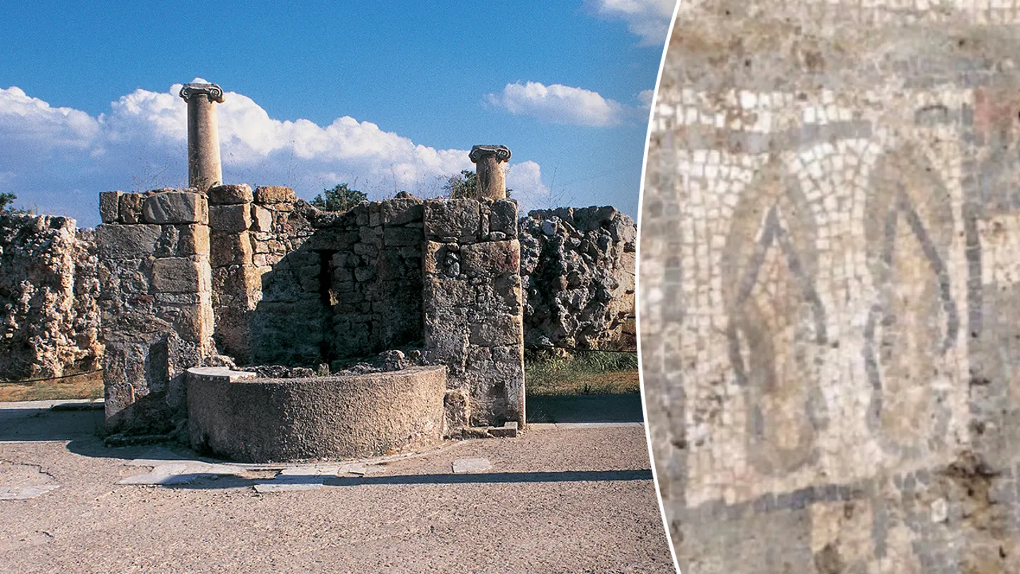 Siciliyada antik Roma mozaikasında modern təsvirlər