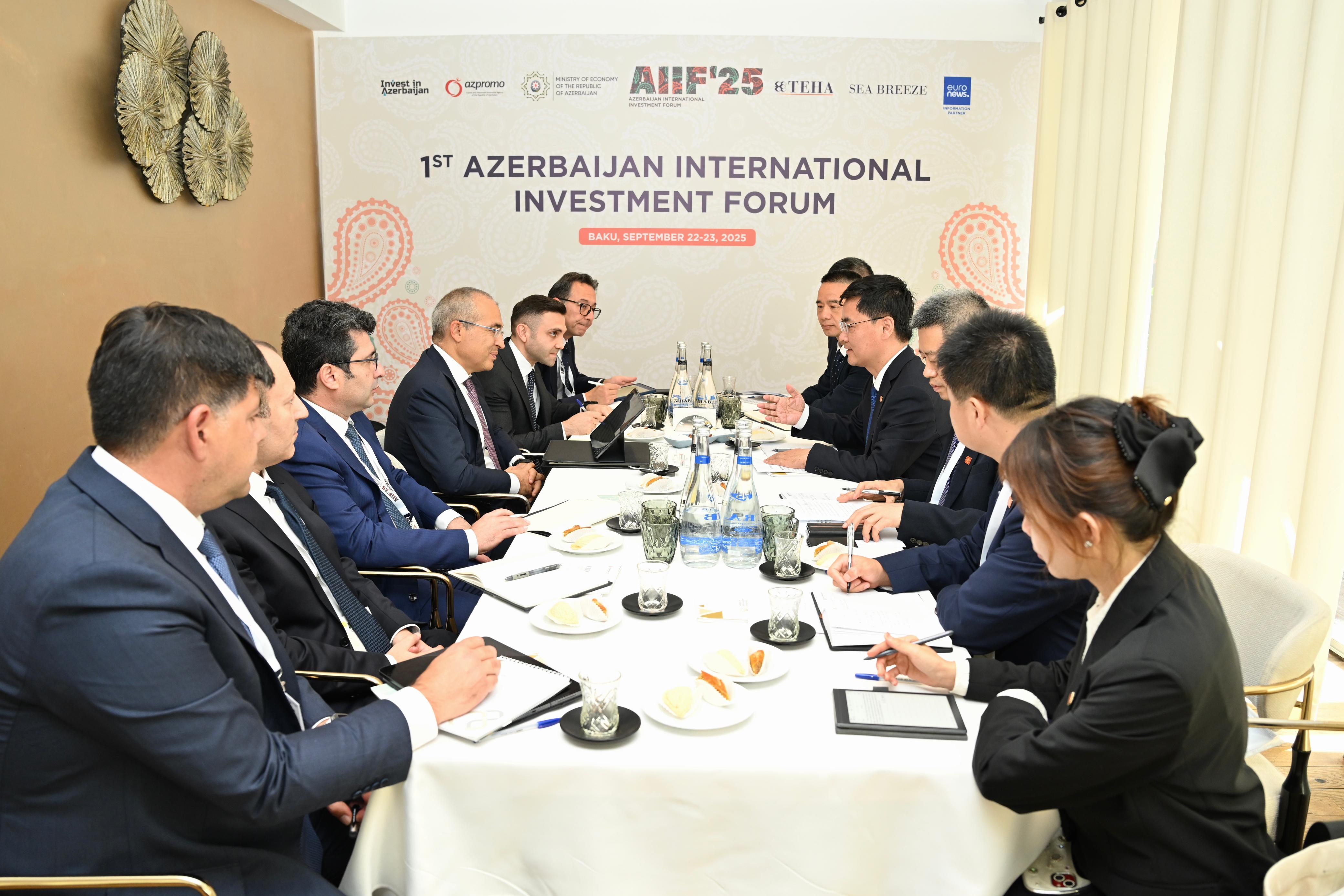 “Datang Overseas Investment Co” şirkətinin prezidenti ilə görüş keçirilib