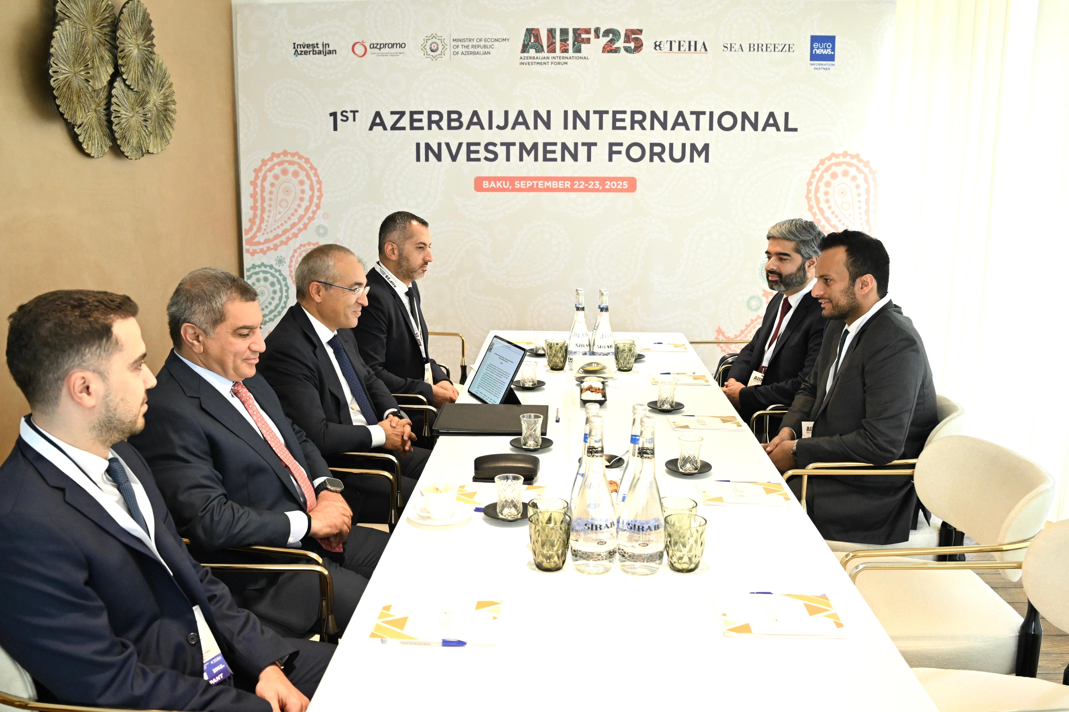 Qətər Sərmayə Fondunun korporativ kreditlər üzrə direktoru ilə görüş keçirilib