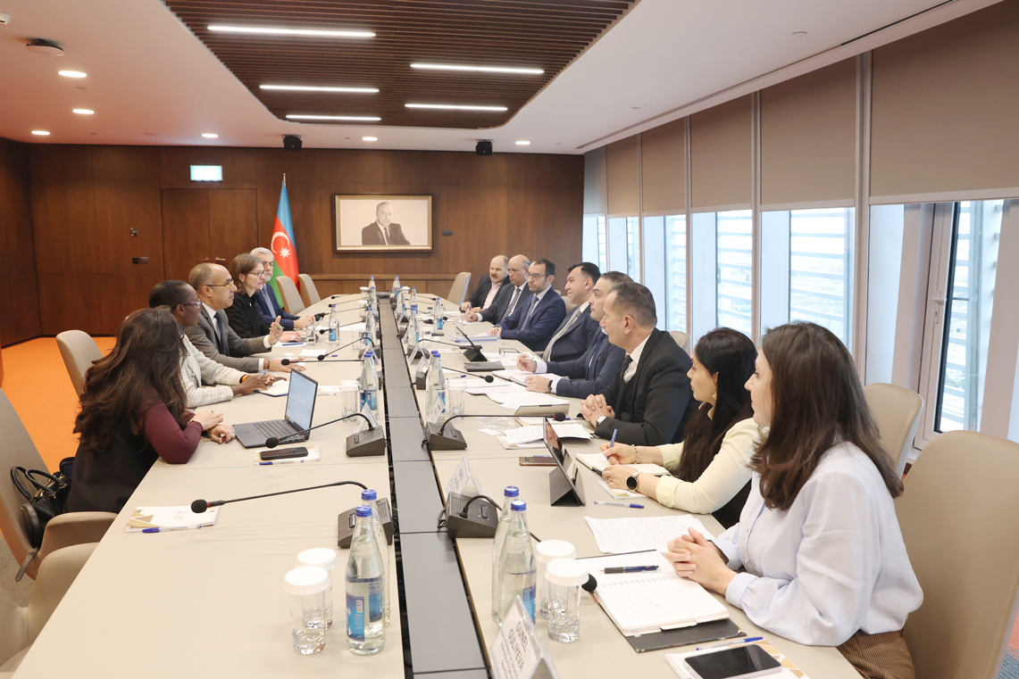 İqtisadiyyat nazirinin müavini Səməd Bəşirli Dünya Bankının regional direktoru ilə görüşüb