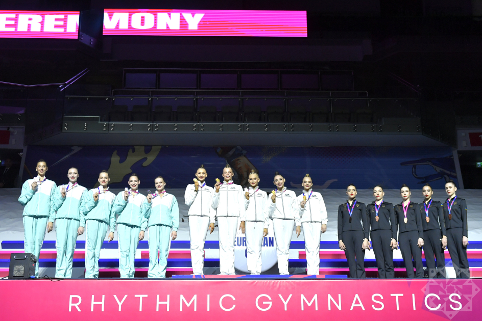 Bədii gimnastika üzrə Avropa Kubokunda növbəti mükafatçılar bəlli olub